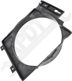 APDTY 173024 Automotive Cooling Fan Shroud; Left Hand Drive; Replaces 52027925AC