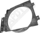 APDTY 173024 Automotive Cooling Fan Shroud; Left Hand Drive; Replaces 52027925AC