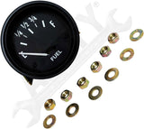 APDTY 173029 Fuel Gauge; 2" Diameter; E=130/140 OHMS, F=7/9 OHMS; Replace 640763