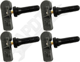 APDTY 173037x4 Automotive Tire Pressure Sensor Kit; Set Of 4; Replace 68510382AA