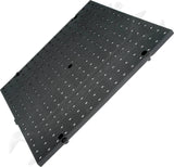 APDTY 173071 Peg Board 16X16 Black - Hard Plastic
