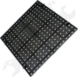 APDTY 173071 Peg Board 16X16 Black - Hard Plastic