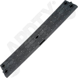 APDTY 173072 Peg Board 16X4 Black - Hard Plastic