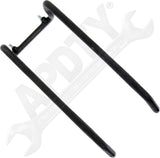 APDTY 173073 Heavy Duty Large Double Peg Hook - Black