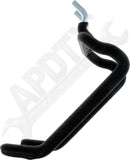 APDTY 173074 Heavy Duty Medium Double Peg Hook - Black