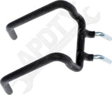 APDTY 173074 Heavy Duty Medium Double Peg Hook - Black