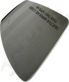 APDTY 173087 Passenger, Plastic Backed, Non-Heated , Blind Spot Indicator