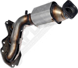 APDTY 173107 Manifold Converter - CARB Compliant