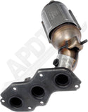 APDTY 173110 Manifold Converter - CARB Compliant