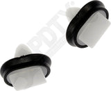 APDTY 173124 Door Trim Panel Retainer With Sealer - Fits 3/8 Inch (9MM) Hole Siz