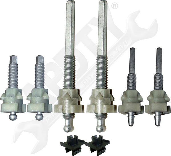 APDTY 173187 Headlight Adjusting Adjustment Screw & Nut Set (Both Headlights)
