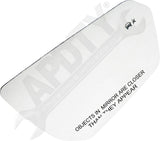 APDTY 173207 Passenger, Plastic Backed, Non-Heated , Blind Spot Indicator