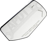 APDTY 173212 Passenger, Plastic Backed, Heated, Blind Spot Indicator