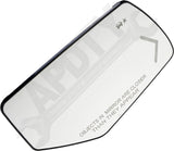 APDTY 173212 Passenger, Plastic Backed, Heated, Blind Spot Indicator