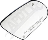 APDTY 173221 Passenger, Plastic Backed, Heated, Blind Spot Indicator