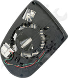 APDTY 173221 Passenger, Plastic Backed, Heated, Blind Spot Indicator