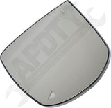 APDTY 173222 Driver, Plastic Backed, Heated, Blind Spot Indicator
