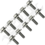 APDTY 173263 Splash Shield Screw Bolt With Captive Washer - M10-1.5 X 26.5MM
