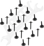 APDTY 173264 Splash Shield Retainer Hardware - Self-Tapping Hex Head - M4.8 X 33