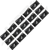 APDTY 173266 Splash Shield - U-Nut (3MM Panel Range, 15MM Center To Edge)