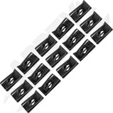 APDTY 173266 Splash Shield - U-Nut (3MM Panel Range, 15MM Center To Edge)