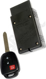APDTY 173319 Keyless Entry Remote 3 Button - Blade Stamp H