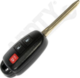 APDTY 173319 Keyless Entry Remote 3 Button - Blade Stamp H