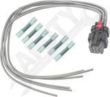 APDTY 173325 Nitrogen Oxide (NOx) Sensor Wire Pigtail Connector; 6.6L Downstream