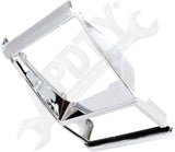 APDTY 173357 Headlight Bezel Set; Left & Right; Black & Chrome