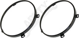 APDTY 173359 Headlight Retainer Set; Black; Left & Right; Replaces 68003772BLK