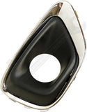 APDTY 173362 Fog Light Bezel Set; Front Left & Right; Chrome; Replaces 68213204K