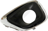 APDTY 173363 Fog Light Bezel; Left (Driver); Chrome; Replaces 68213205AA