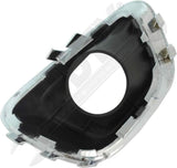 APDTY 173363 Fog Light Bezel; Left (Driver); Chrome; Replaces 68213205AA