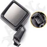 APDTY 173369 Right Power Heated Manual Fold Mirror W/O Blind Spot & Turn Signal