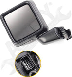 APDTY 173370 Left Power Heated Manual Fold Mirror W/O Blind Spot & Turn Signal