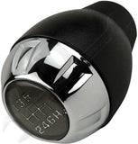 APDTY 173422 Manual Transmission Shift Knob; Chrome Bezel; Replaces 68085312AB