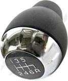 APDTY 173422 Manual Transmission Shift Knob; Chrome Bezel; Replaces 68085312AB