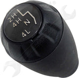 APDTY 173435 Transfer Case Shift Knob; Black Vinyl; Replaces 52060451AF