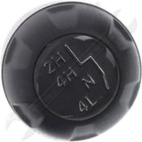 APDTY 173435 Transfer Case Shift Knob; Black Vinyl; Replaces 52060451AF