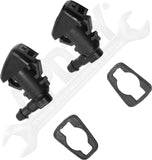 APDTY 173448 Windshield Washer Nozzle Kit; Set Of 2; Front Left & Right
