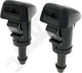 APDTY 173454 Windshield Washer Nozzle Kit; Set Of 2; Front; Replaces 4805742K
