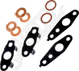 APDTY 173500 Turbocharger Oil Line Seals Kit