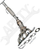 APDTY 173509 Manifold Converter - CARB Compliant