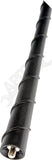 APDTY 173546 Short Rubber Antenna Mast - Black