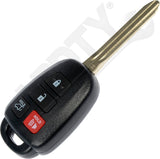 APDTY 173607 Keyless Entry Remote 4 Button - Blade Stamp H