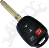 APDTY 173607 Keyless Entry Remote 4 Button - Blade Stamp H