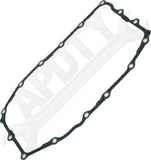 APDTY 173624 Transmission Oil Pan & Gasket; Upgraded Design Includes Drain Plug