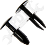 APDTY 173816 Tailgate Molding Spoiler Clip - Fits 6 MM Hole