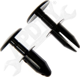 APDTY 173816 Tailgate Molding Spoiler Clip - Fits 6 MM Hole