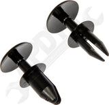 APDTY 173816 Tailgate Molding Spoiler Clip - Fits 6 MM Hole